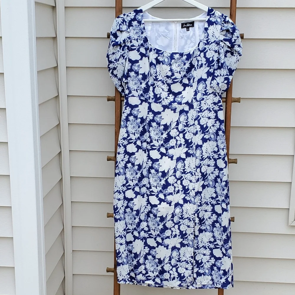 Sam Edelman Puff Sleeve Midi Dress - Picture 2 of 6